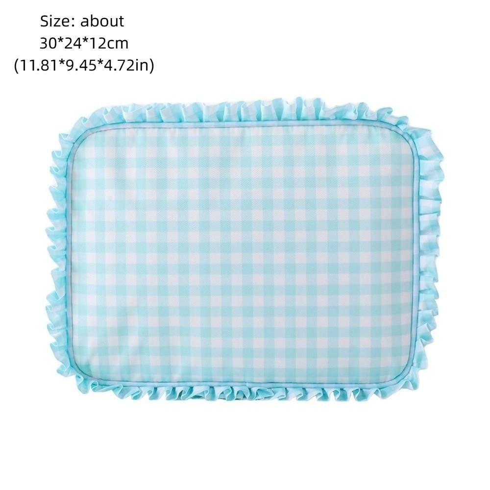 Large Ruffle Pouch Bag Multifunction Ruffle Cosmetic Bag  Toiletry Organizer