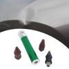 Automotive Repair Tool Car Dent Traceless Tap Down Pen Sheet Metal Dent Repair Leveling Pen with 3 Interchangeable Head