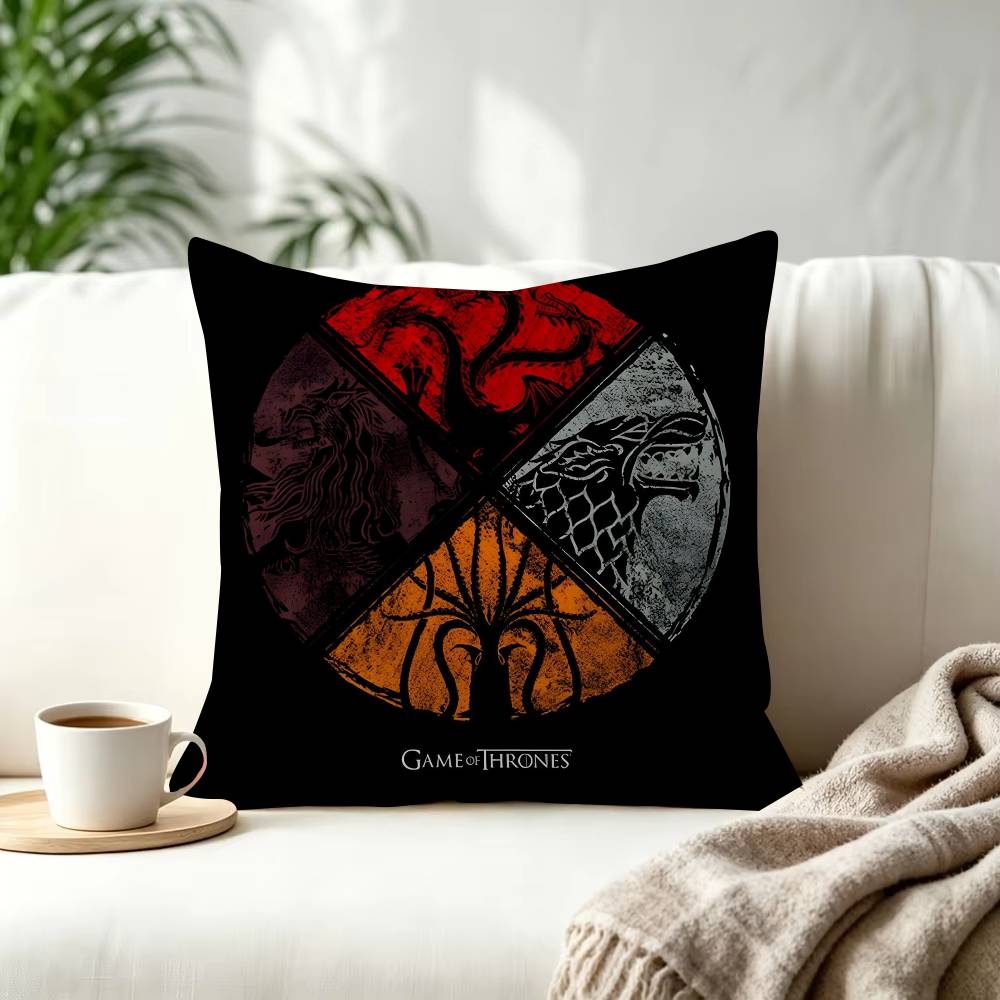Cushion Cover Pillowcase Upholstery Sofa Throw Pillow Home Decor Pillowcas Movie GGame Of TThrones