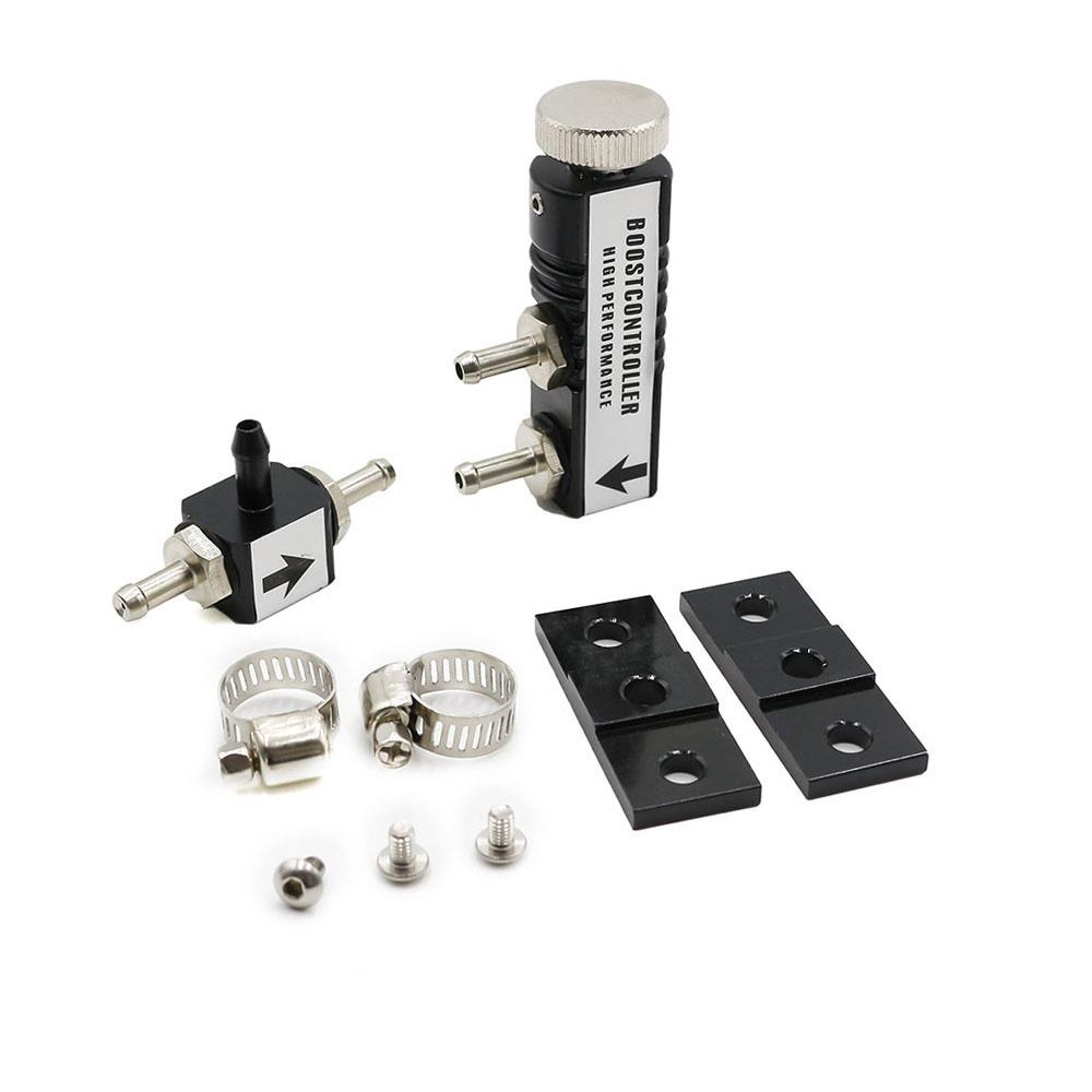 CNSPEED 2 "52mm Turbo Boost Gauge -1-2 Bar Car Smoke Len With Adjustable Auto Turbo Boost Controller Kit 1-30 PSI