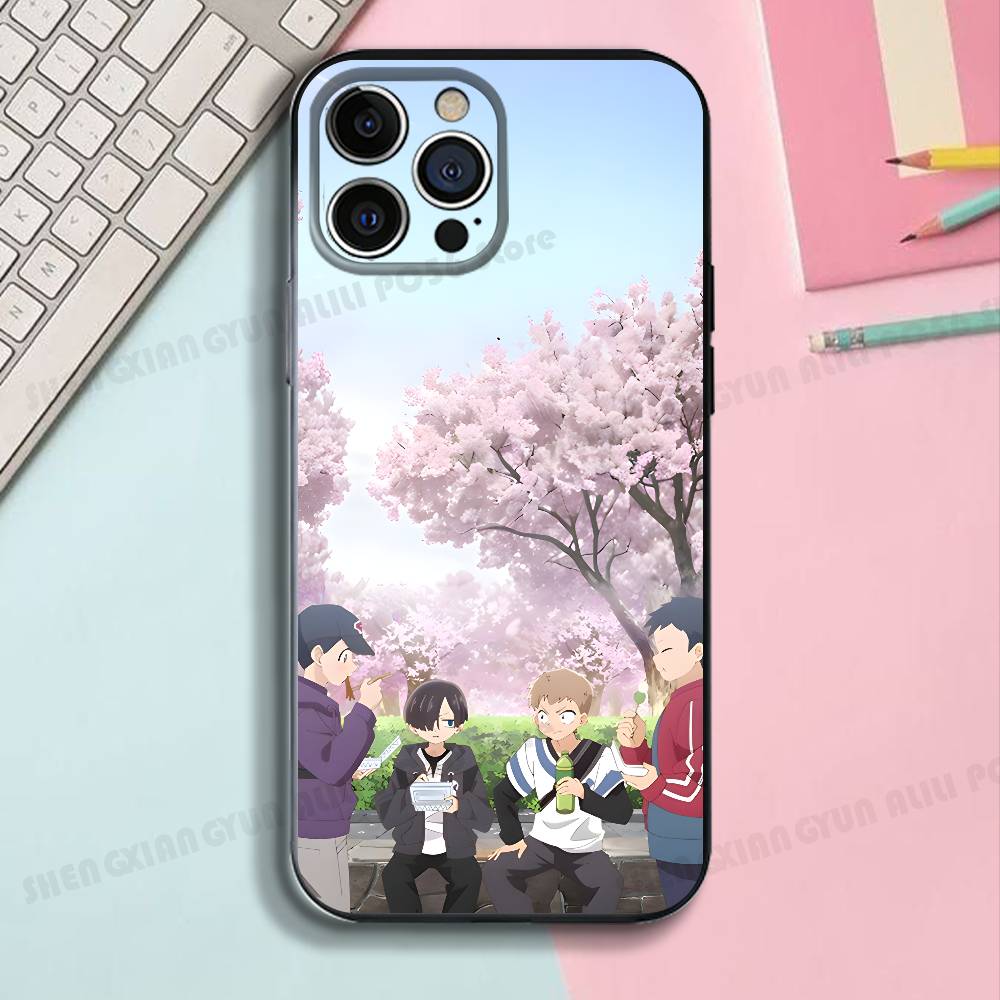Anime I-Ichikawa A-Anna Black Phone Case For IPhone 17 16 15 14 13 12 13 12 11 Pro Max Plus XS XR Silicone Soft Back Cover