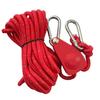 Reflective Outdoor Tarp Rope Pulley Tensioner for Camping Tent