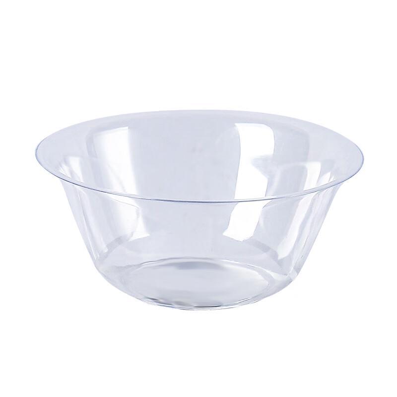 Baizien W59 Disposable Clear Plastic Bowls, 260ml (100-Pack)