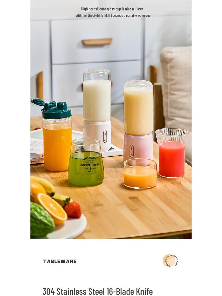 Portable Rechargeable Blender & Ice Crusher Juicer Cup