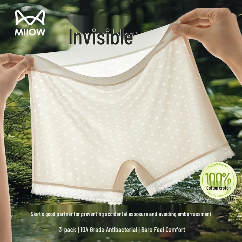 MaoRen Women's Breathable Mesh Safety Shorts