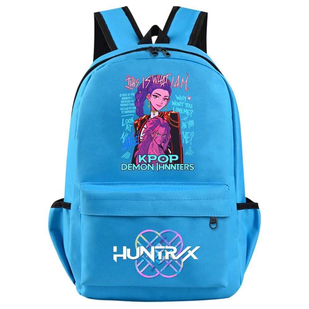 Anime Kreslený K-Pop Lovci Démonů Potisk Batoh pro Teenagera Studenta Dívku Chlapce Školní Taška Velkokapacitní Voděodolná Cestovní Taška Dětský Dárek