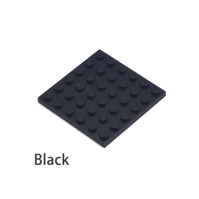 Non-Toxic 50Pcs Diy Building Blocks 6X6 Dots Thin Figures Bricks 12Color Educational Creative Size Compatible Brand Toys For Children 3958