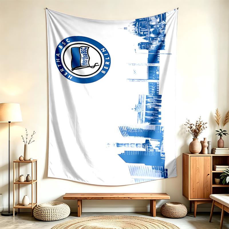 Hertha Berliner Sport Club (5) Tapestry Suitable For Decorating Homes Dorms And Bedrooms Soft To The Touch And A Perfect Gift For Friends And Family