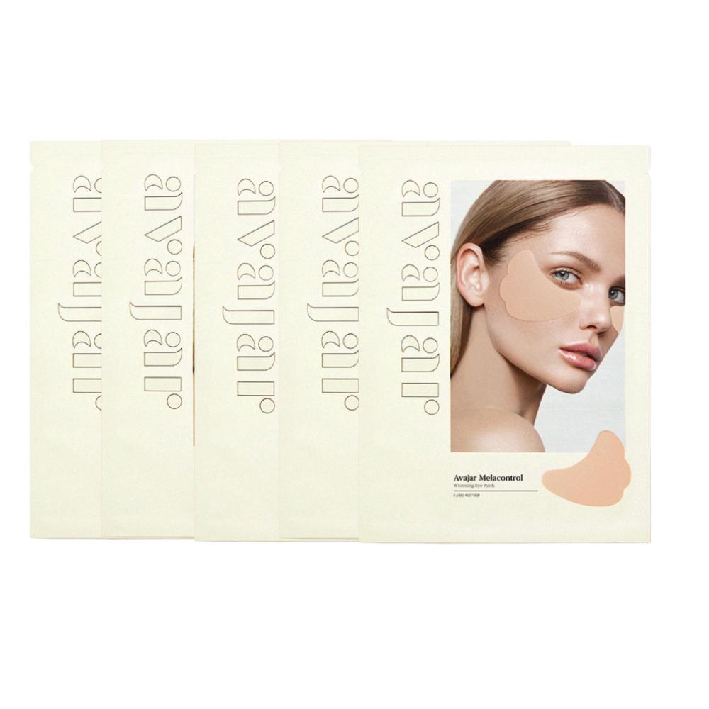 AVAJAR Отбеливающие патчи для глаз Mela Control 5 шт. | Осветление и уход за темными кругами
