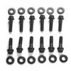 Chromoly Header Bolt Kits for Chevrolet Gen III/LS Series with 4.8, 5.3,5.7 6.0, 6.2,7.0 litres, 3/8" Wide Replace # 134-1202 12PCS