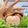Creative Plush Corgi, Pig, and Cat Butt Keychain Pendant Charm for Women