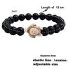 Summer Sea Turtle Bracelets Charm Tortoise Bracelets Men 8mm Natural Stone Round Beads Elasticity Party For Women Bangle Jewelry