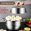 Meichu New Head Chef 304 Stainless Steel 34cm Double-Layer Steamer