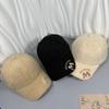 Embroidered Letter Winter Baseball Cap - Adjustable, Warm & Cozy with Soft Fleece Lining, Hand-Washable Polyester - Perfect for Outdoor Activities
