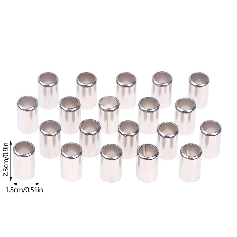 20 Pcs Agriculture Spray Pipe Crimp Connector Hose Crimp Tools Sleeve Pipe Exhaust Connector 11.5Mm -16Mm Pipe Joiner