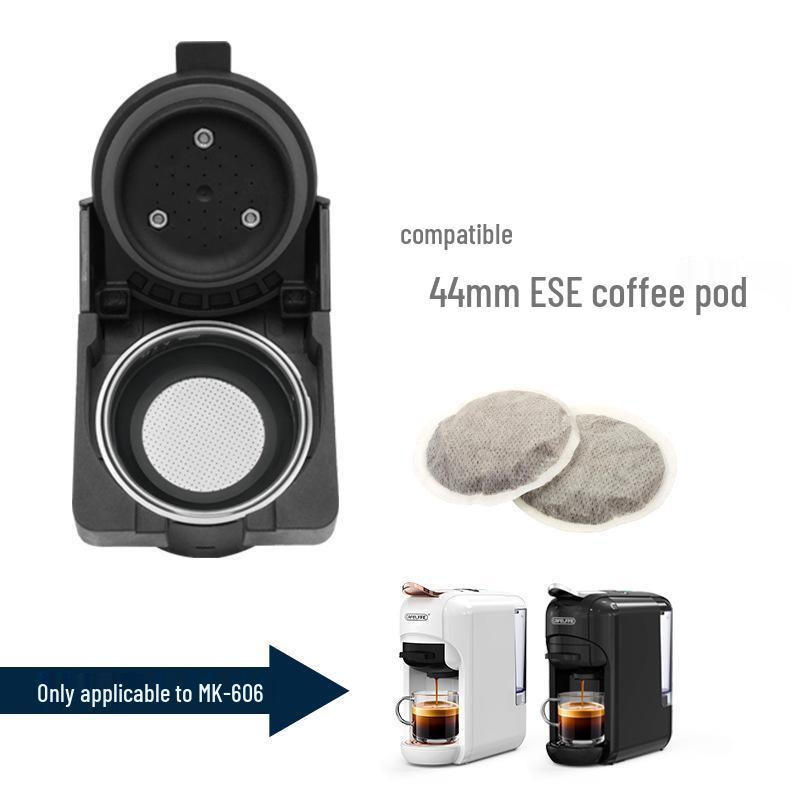 Máquina de Cápsulas de Café CAFELFFE: Cafeteira Doméstica Compatível para Pó de Café e Múltiplas Cápsulas