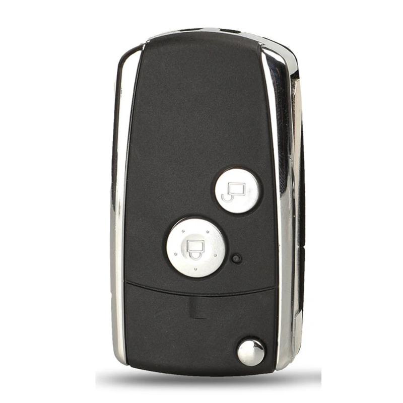 2/3 butoane de înlocuire modificată rabatabilă pliabilă pentru telecomandă husă pentru chei de mașină FOB pentru Honda Accord Crv Civic Odyssey Pilot
