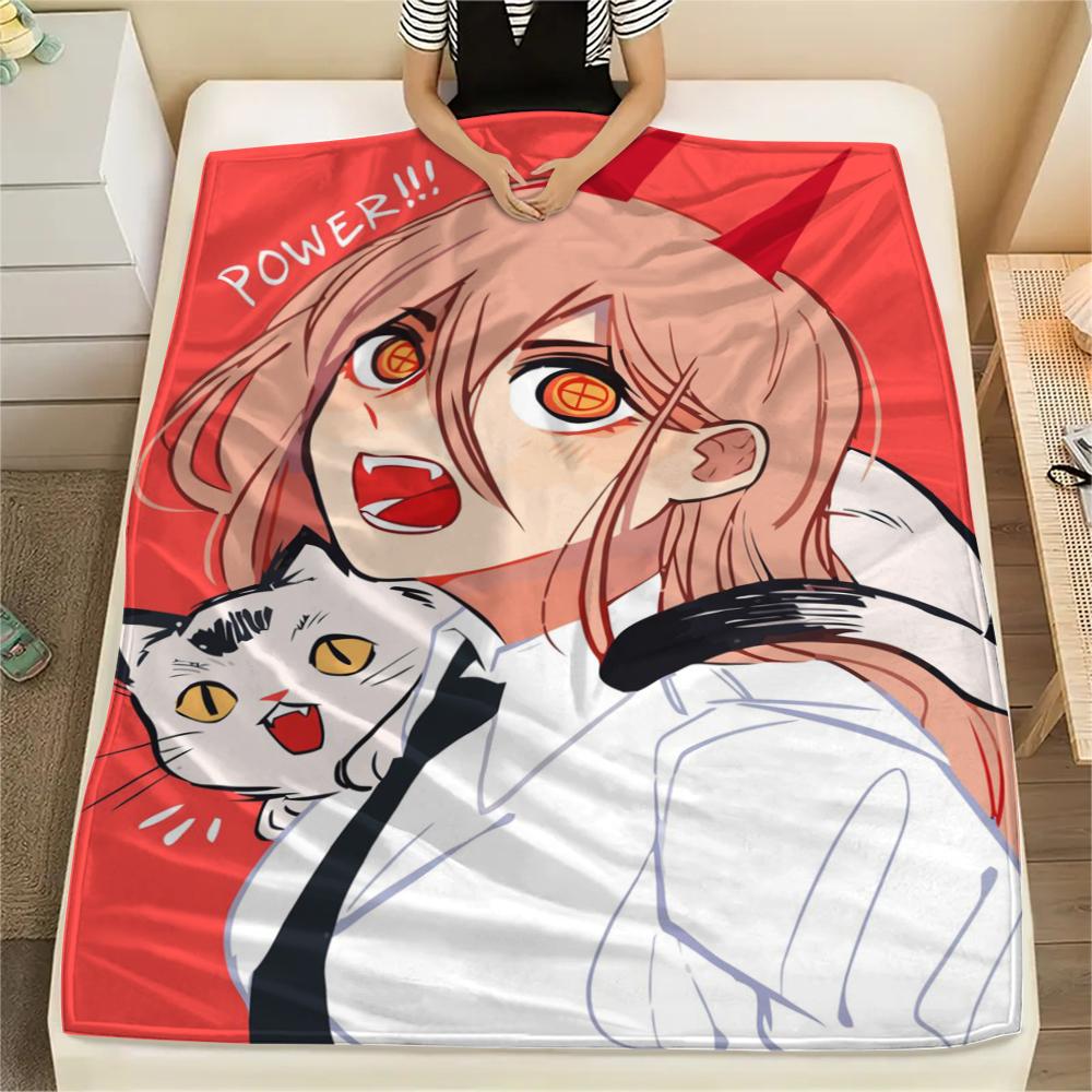 1Pc Cartoon Print Flannel Blanket, High Quality Comfortable for All Seasons, Home Decor, Warmth and Comfort, Perfect for Christmas Birthday Gift