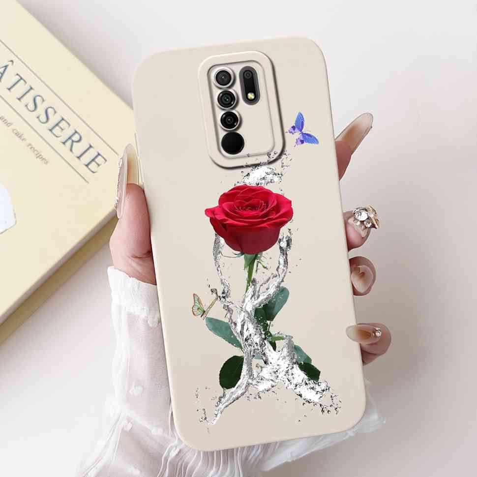 For Xiaomi Redmi 9 Case Cute Cartoon Rabbit Cat Soft Silicone Cover For Redmi 9 M2004J19AG M2004J19G Bumper Phone Case Funda