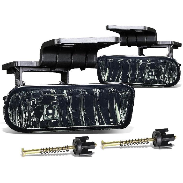 Fog Light Driver & Passenger Side [Compatible with 99-02 Chevy Smoked