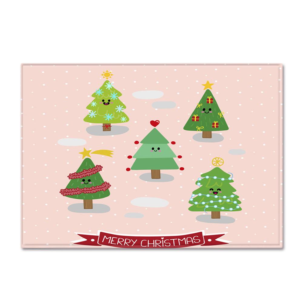 Christmas Living Room Floor Mat Bedroom Dining Room Carpet Carpet Doormat