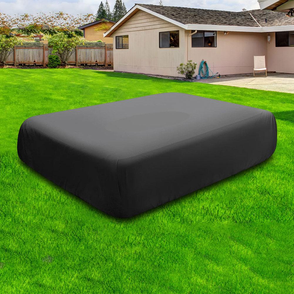 130 in X 72 in Rectangular Pool Cover Dustproof Inflatable Pool Cover for Garden Outdoor Paddling Family Pools Protector