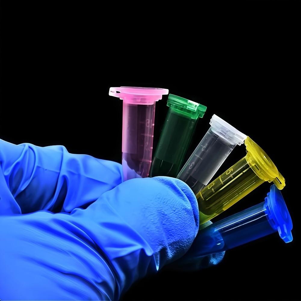 100PCS 0.5 Ml Centrifuge Tubes Various Colors Seed Preservation Test Tube Clear Scale Bottom Tip Centrifuge Vial Laboratory Use