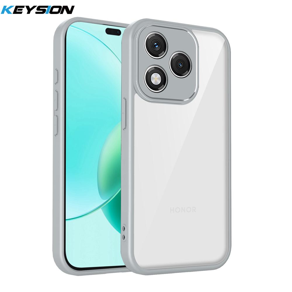 

KEYSION Прозрачный чехол для телефона HONOR 400 400 Pro 5G Силикон+ПК Прозрачный Противоударный Чехол на заднюю панель телефона для Huawei Honor 400 Lite for Honor 400 Lite серый