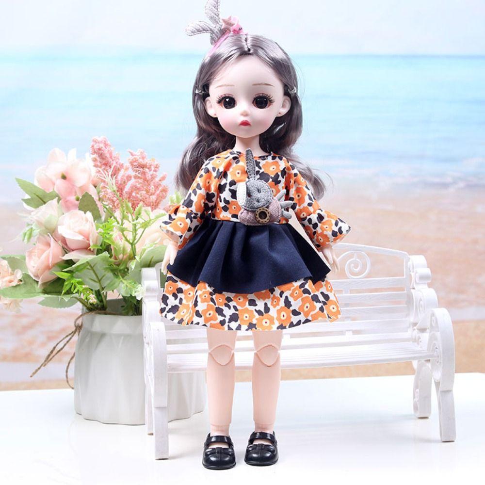 Dress Up 30cm Anime Bjd Doll Spherical Joint 30cm Articulated Toys 1/6 Bjd Dolls  Kids Toy