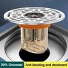Self-Closing Floor Drain Core Odor Prevention Floor Strainer Cover Shower Drain Filter  Bathroom