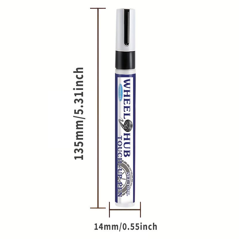 Multi-Functional Silver Repair Pen - Suitable for Chrome-Plated Wheels, Car Paint and Other Silver Areas. Simple Repair of Scratches, Dents, and серебряный