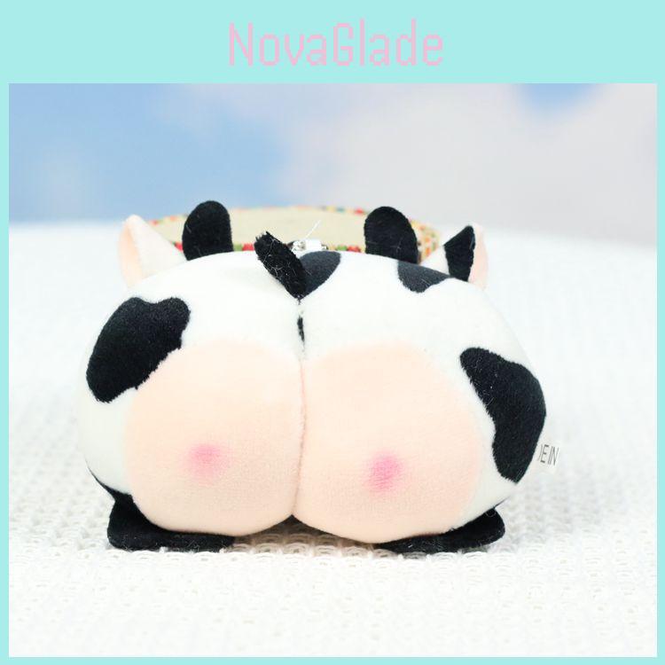 Adorable Animal Butt Keychain Plush Toy Doll Cute Peachy Bottom For Backpack
