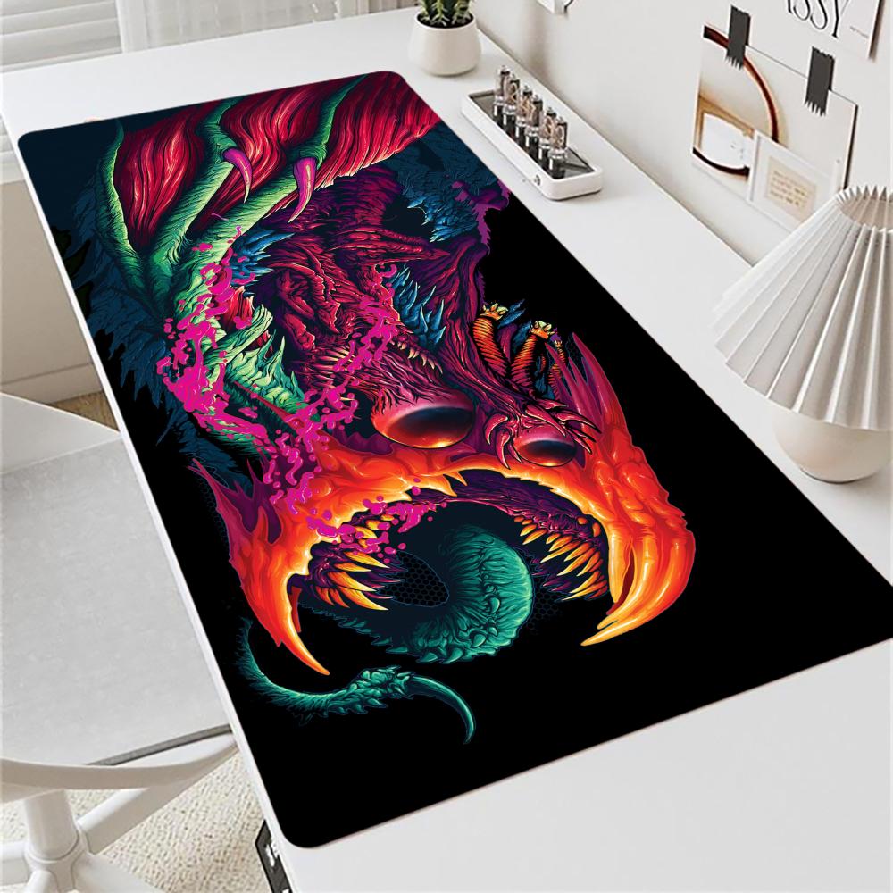 Anime Monster Mouse Pad Large laptop monitor MousePad phone XXL Gaming Rubber tablet Lock Desk Mat Computer Gamers work office