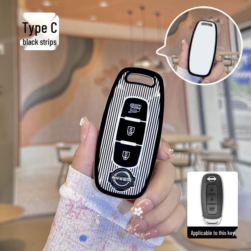 Nissan Murano High-End Personalized Key Cover: Stylish, Fully Enclosed Key Shell for Men and Women