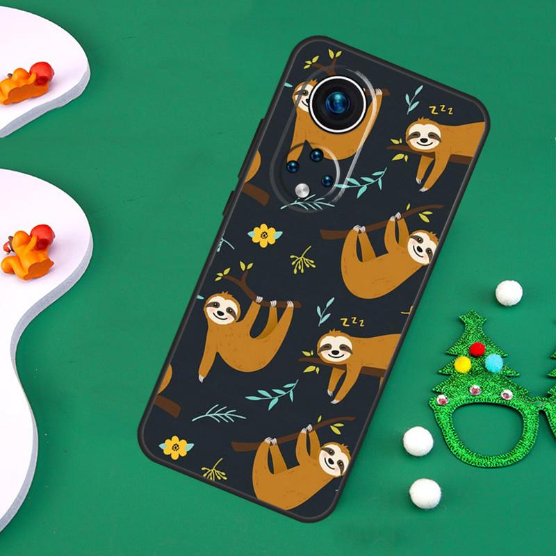 

Sloth Cute Animal Case For Honor Magic 7 Lite 6 5 50 70 90 200 Pro X9a X8a X8b X7a X6a X8 X9 X9c X9b Cover Honor X8b