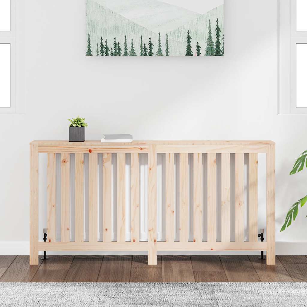 Vidaxl Radiator Cover, 169X19X84 Cm, Solid Pine Wood