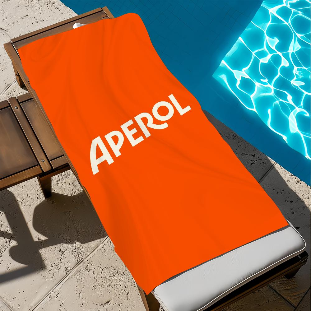 Arte arancione A-AperolS Asciugamano da Spiaggia Asciugatura Rapida Morbido Asciugamani da Piscina Regalo per S-Spritzs-S Viaggio Palestra Doccia Campeggio sport