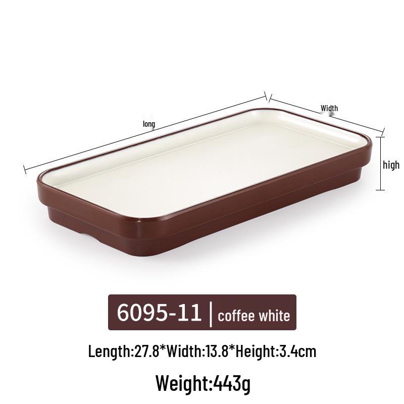 Melamine Rectangular Plastic Tray for Hot Pot & Sushi