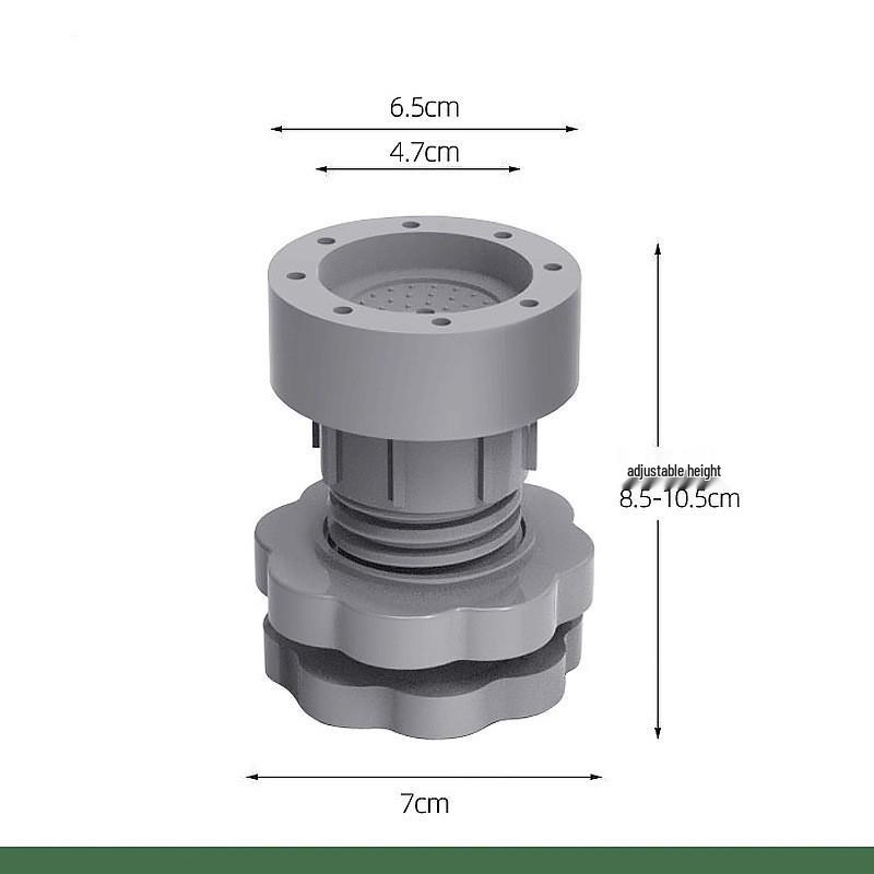 Multi-purpose Shock Absorbing Riser Pads for Household Appliances Like Refrigerators and Washing Machines