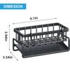 Sponge Holder for Kitchen Sink Kitchen Sink Caddy Bathroom Sink Organizer with Dishcloth Rack Brush Holder Storage Organizer