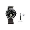 SEIKO Presage Mechanical Movement Genuine Leather Strap Watch Men's Watches Black Dial SSA451J1