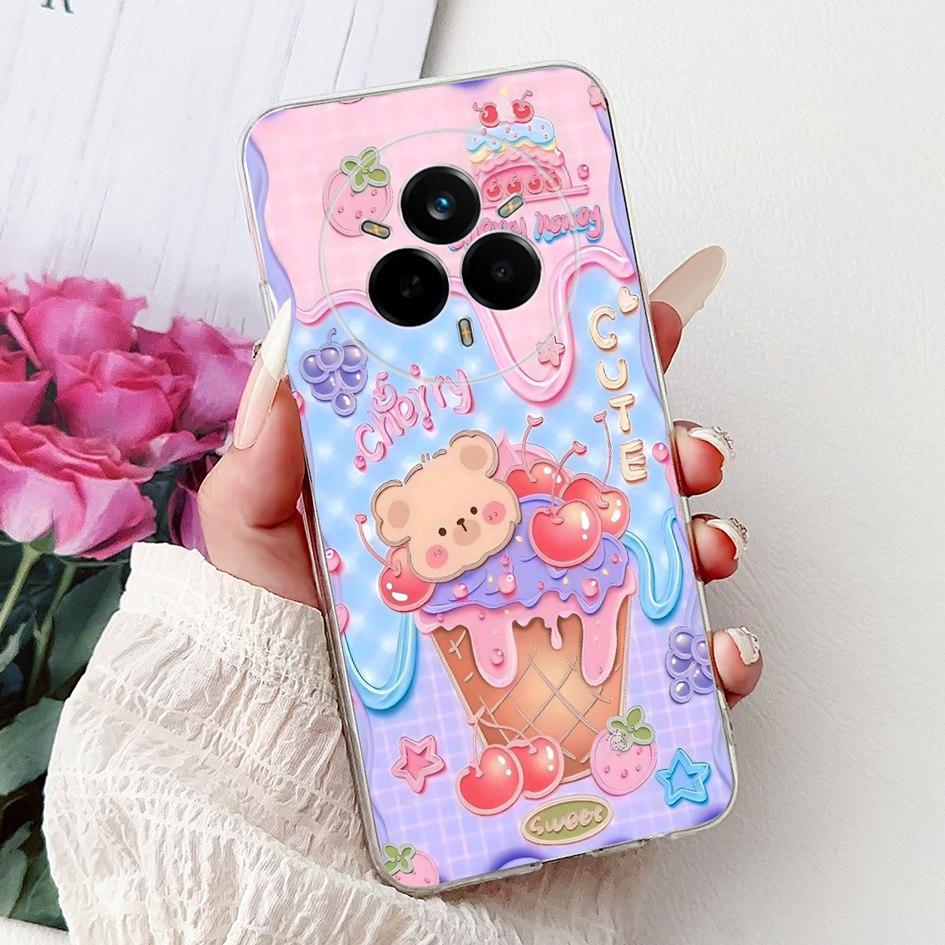 Für Realme 14 Pro 5G Hülle 2025 Cover Cooler Drache Löwe Cartoon Weiche Klare Silikon Handyhüllen Für Realme 14 Pro+ 14Pro Plus Capa