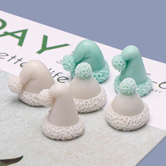 Kuchenform, Lebensmittelqualität, antihaftbeschichtet, wiederverwendbar, vielseitig einsetzbar, leicht zu lösen, dekorative Silikon-Weihnachtshut-Form, Kuchenform, Seife, Backwerkzeuge für Zuhause