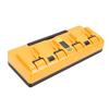 Charger Station Fit for DCB104 DCB127 DCB182 Battery 4 Ports 3A Fast Charging Battery Charger Station Yellow EU Plug