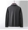 Men's Genuine Sheepskin Leather Jacket - Warm, Thickened, Stylish Outerwear for Middle-Aged and Elderly Men