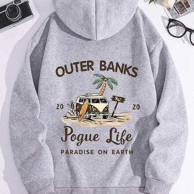 Hooded Velvet Sweater for Women - Autumn/Winter Fashion with Letter Print