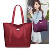 Women's Bag Solid Color Simple Tote Bag Casual Large Capacity Korean Version Women's Trend Versatile Shoulder Bag