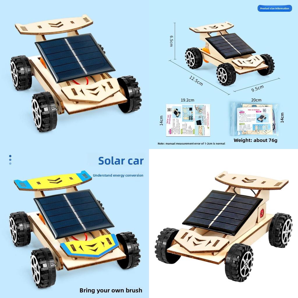 Science Diy Solar Car Kit For Students Educational Physics Toy For Handson Learning