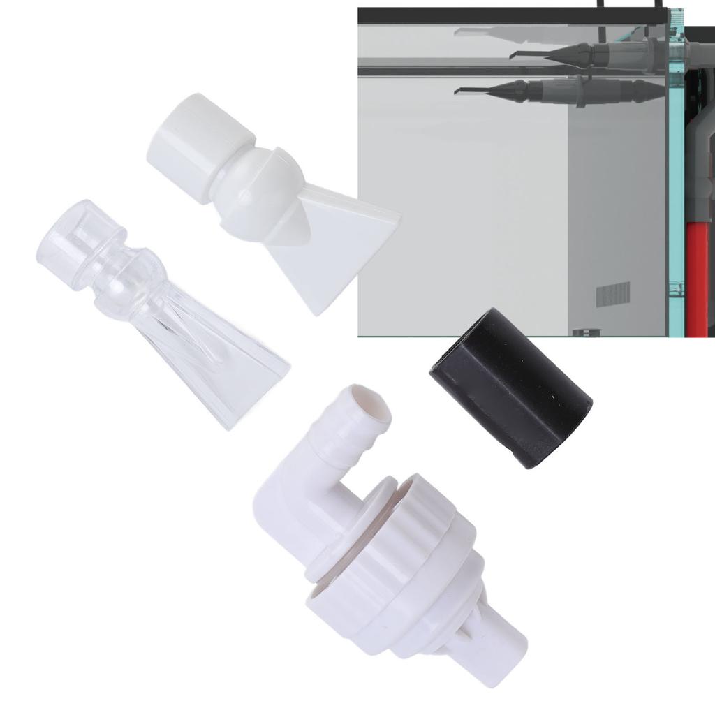 Aquarium Pump Nozzle, 16mm 20mm Duckbill Nozzle 20mm Water Outlet Pipe Adapter Slow Out  Outlet with   Joint for Management