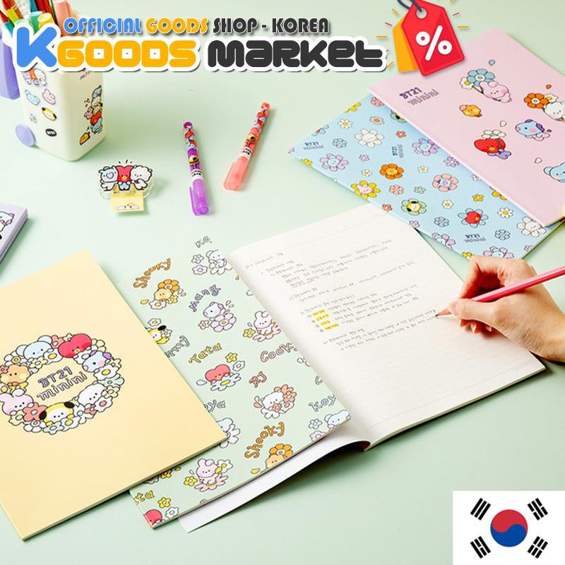 

BT21 minii Happy Flower Note Официальные товары
